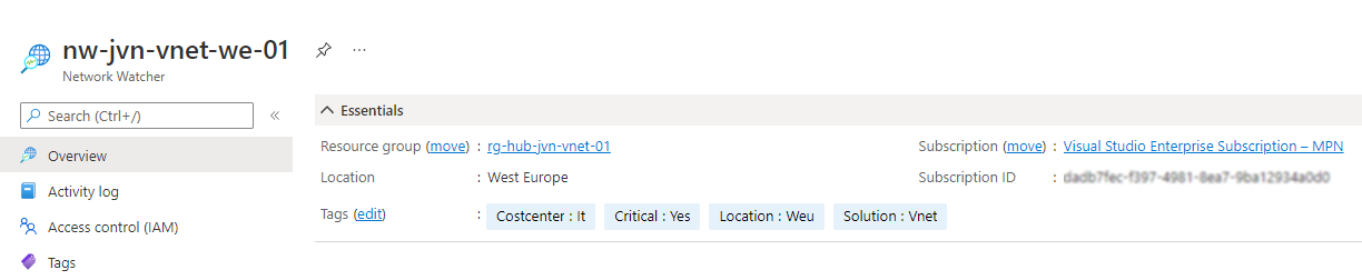 Deploy a Hub-Spoke network using Terraform - Johan Vanneuville