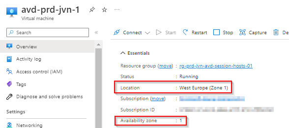 Deploy Azure Virtual Desktop Session Hosts across availability zones with Terraform