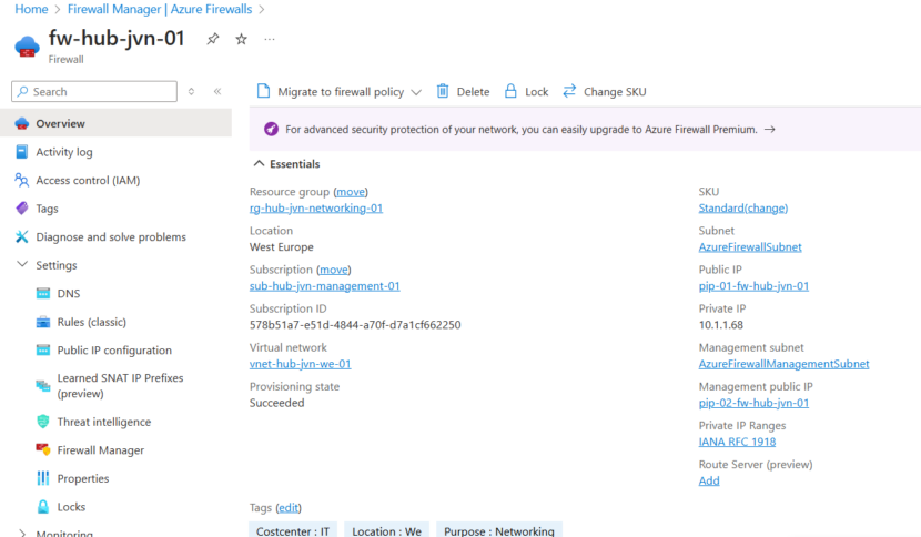 Configure AVD traffic on Azure firewall with IP Groups and Terraform ...
