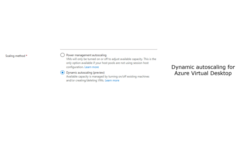 Dynamic autoscaling for Azure Virtual Desktop